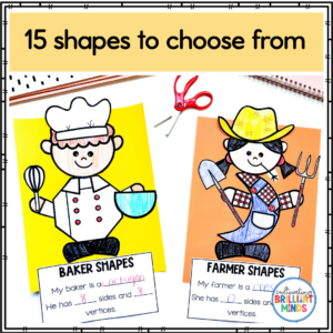 2d shapes turned into community helpers