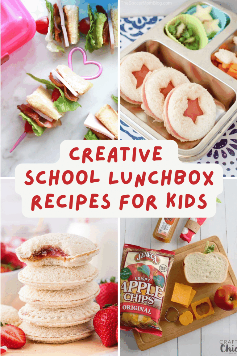 Creative School Lunchbox Recipes for Kids