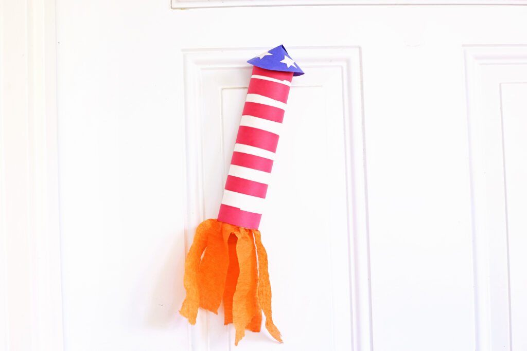 Firecracker Rocket Craft Final 1 - Cultivating Brilliant Minds firecracker rocket craft