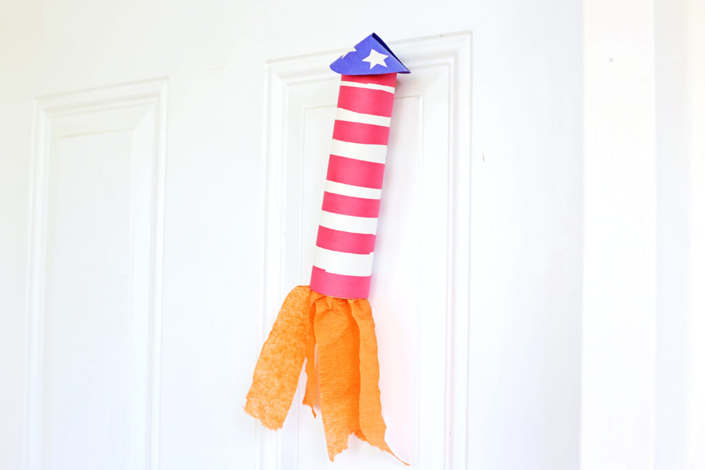 Firecracker Rocket Craft Final 3 - Cultivating Brilliant Minds firecracker rocket craft