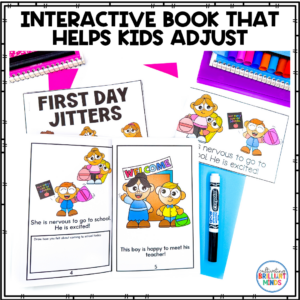 an interactive book about first day jitters