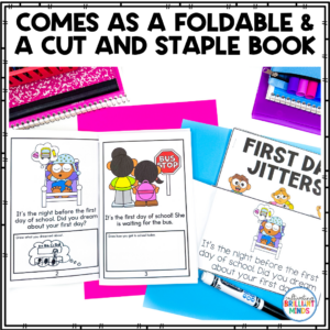 an interactive book about first day jitters