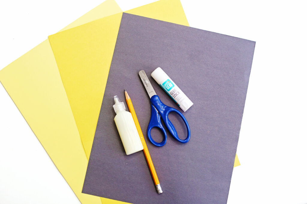 Glow-in-the-Dark Handprint Shooting Star Supplies - Cultivating Brilliant Minds supplies for the shooting star handprint craft