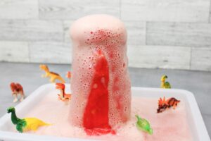 playdough volcano