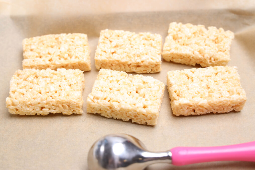 MermaidRKICSInProcess-3 - Cultivating Brilliant Minds lay out the rice krispies