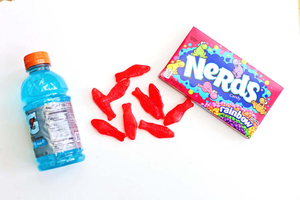 Ocean Summer Drink Supplies - Cultivating Brilliant Minds ocean summer drink for kids ingredients