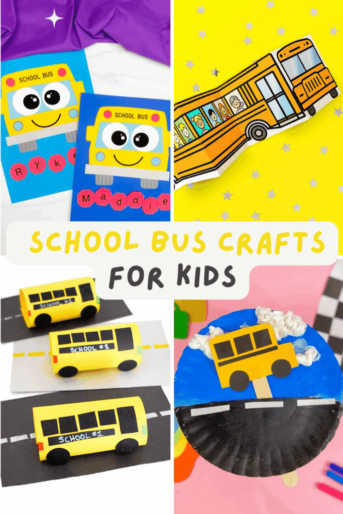 School Bus Crafts for Kids Pinterest - Cultivating Brilliant Minds School Bus Crafts for Kids