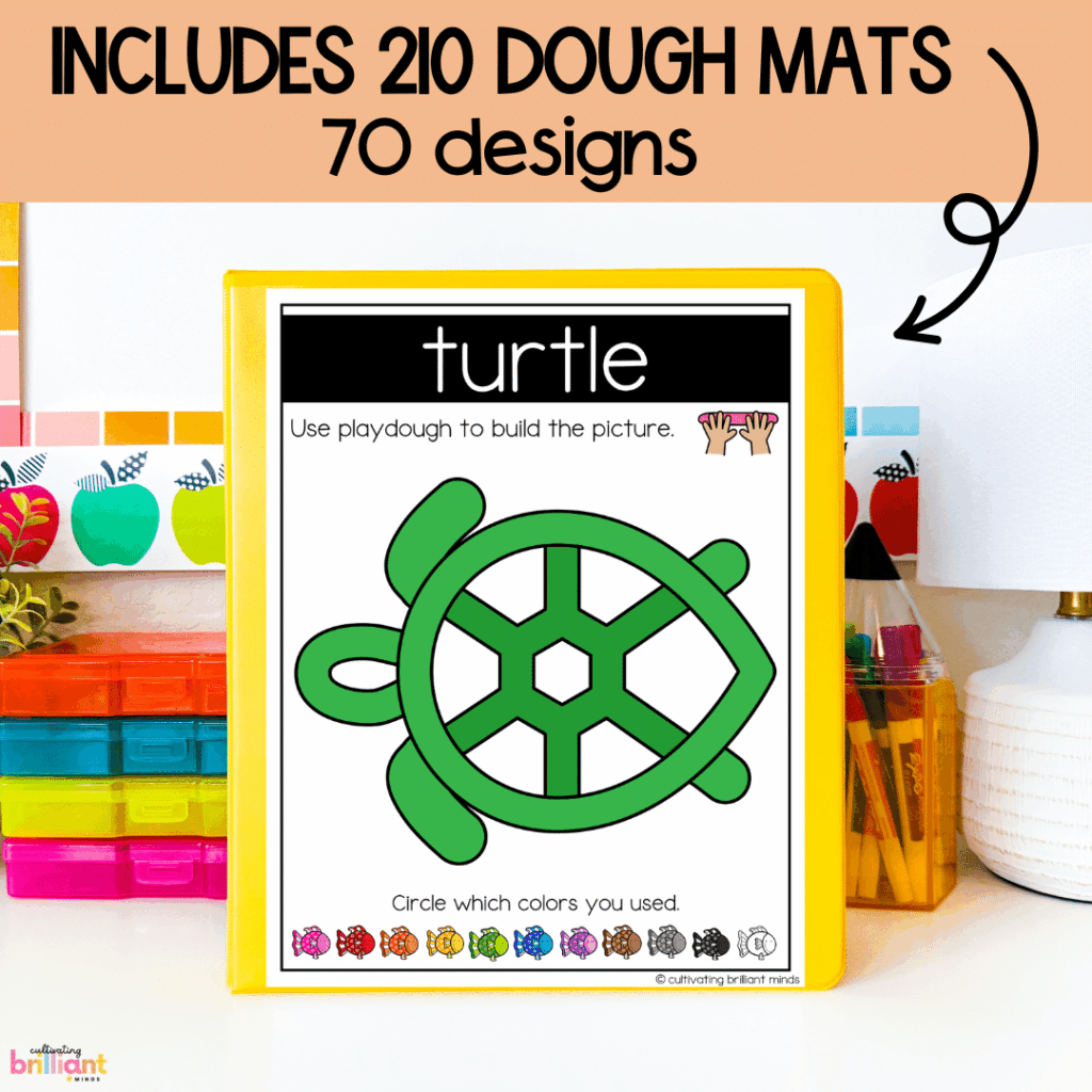 Ocean themed play dough mats
