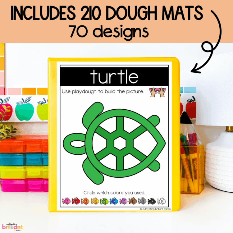 Ocean themed play dough mats
