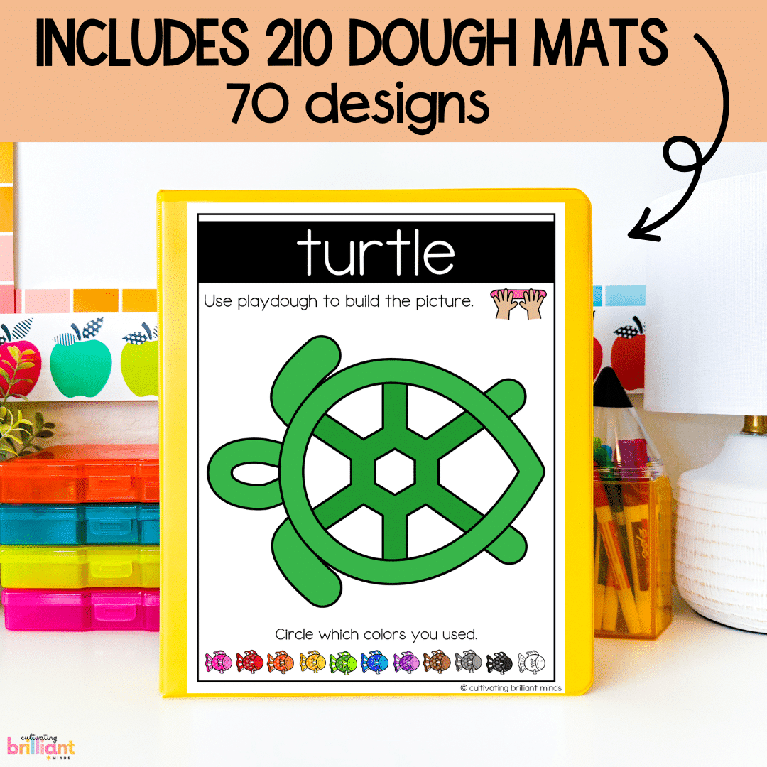 2 - Cultivating Brilliant Minds Ocean themed play dough mats