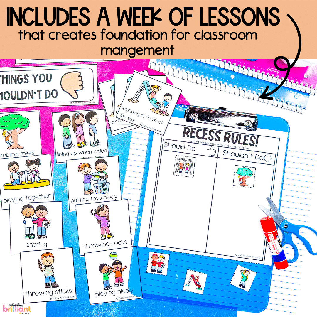 2 - Cultivating Brilliant Minds First week of school classroom management lessons