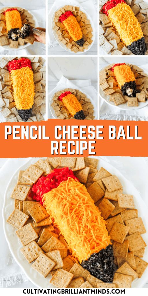 4 - Cultivating Brilliant Minds pencil cheese ball recipe