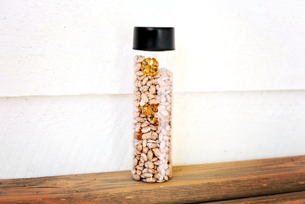 5 Little Pumpkins Sensory Bottle Final 1 - Cultivating Brilliant Minds 5 Little Pumpkins Sensory Bottle