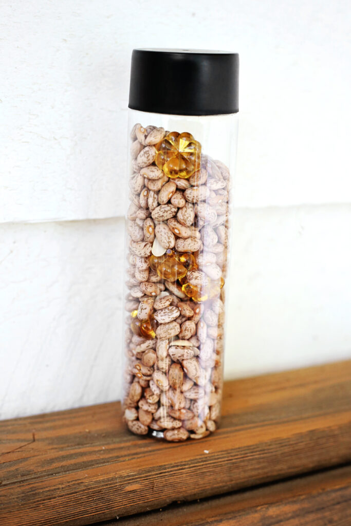 5 Little Pumpkins Sensory Bottle Final 2 - Cultivating Brilliant Minds 5 Little Pumpkins Sensory Bottle