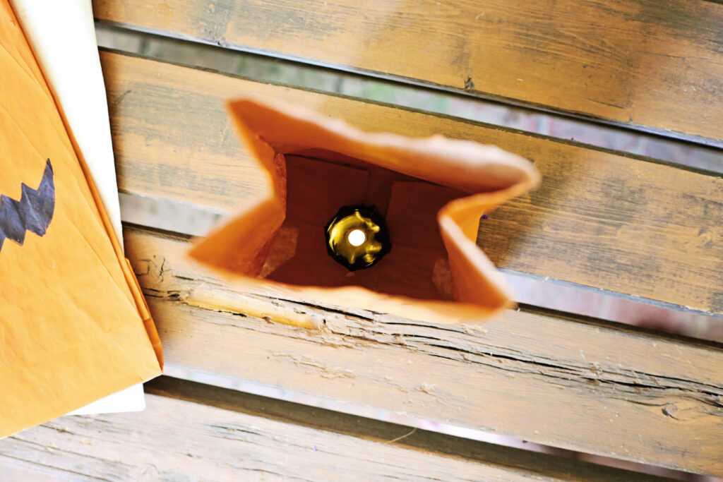 Add a Tealight - Cultivating Brilliant Minds add the tealight into the bag