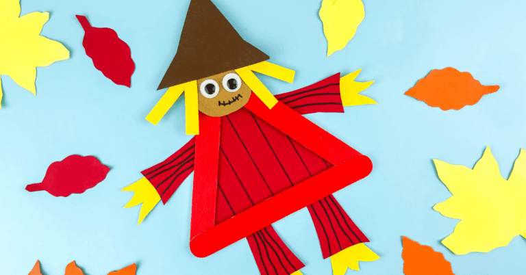 scarecrow popsicle craft