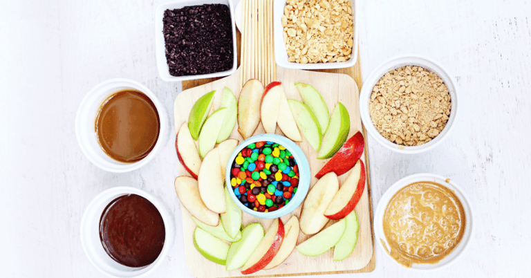 caramel apple board for kids