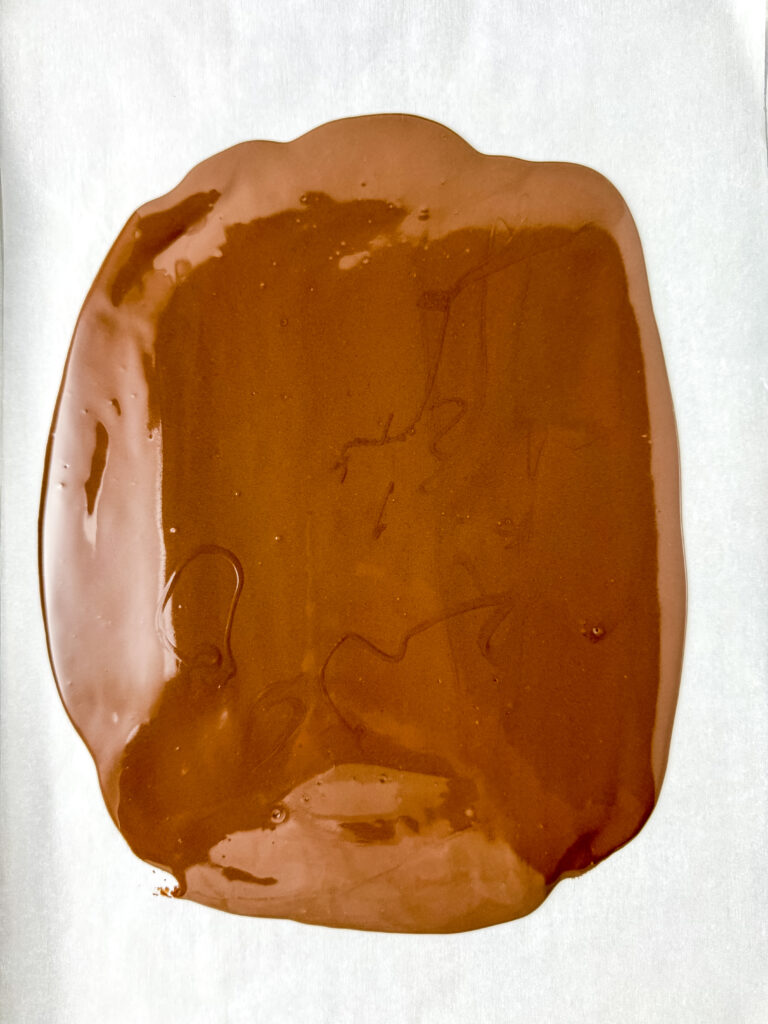 Bookworm Bark Inprocess9 - Cultivating Brilliant Minds spread the chocolate out