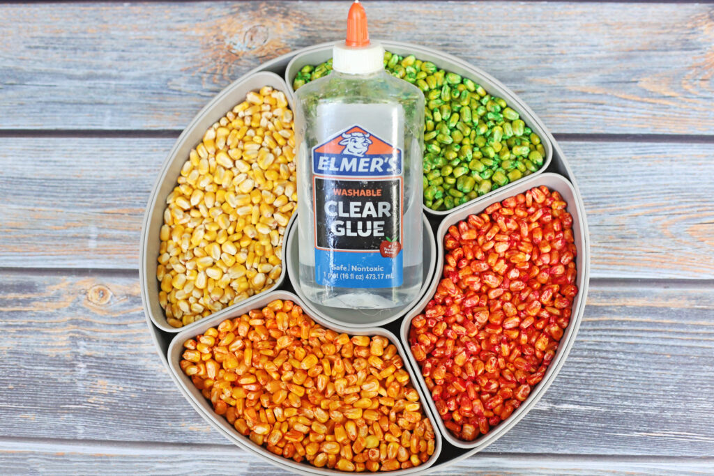 Corn Mosaic Art Tray - Cultivating Brilliant Minds Corn Mosaic Art Tray