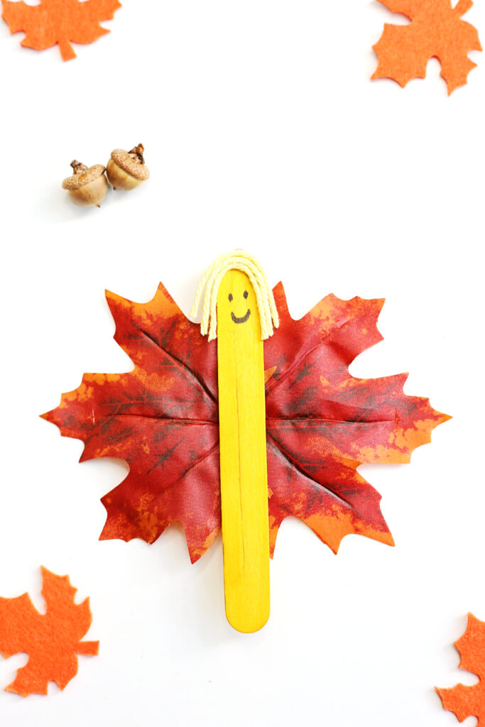 Fall Fairy Puppet Craft Final 2 - Cultivating Brilliant Minds Fall Fairy Puppet Craft