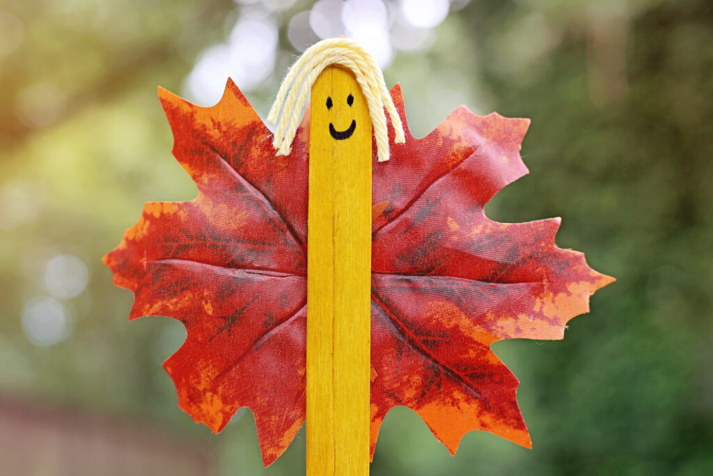 Fall Fairy Puppet Craft Final 4 - Cultivating Brilliant Minds fall craft for preschoolers