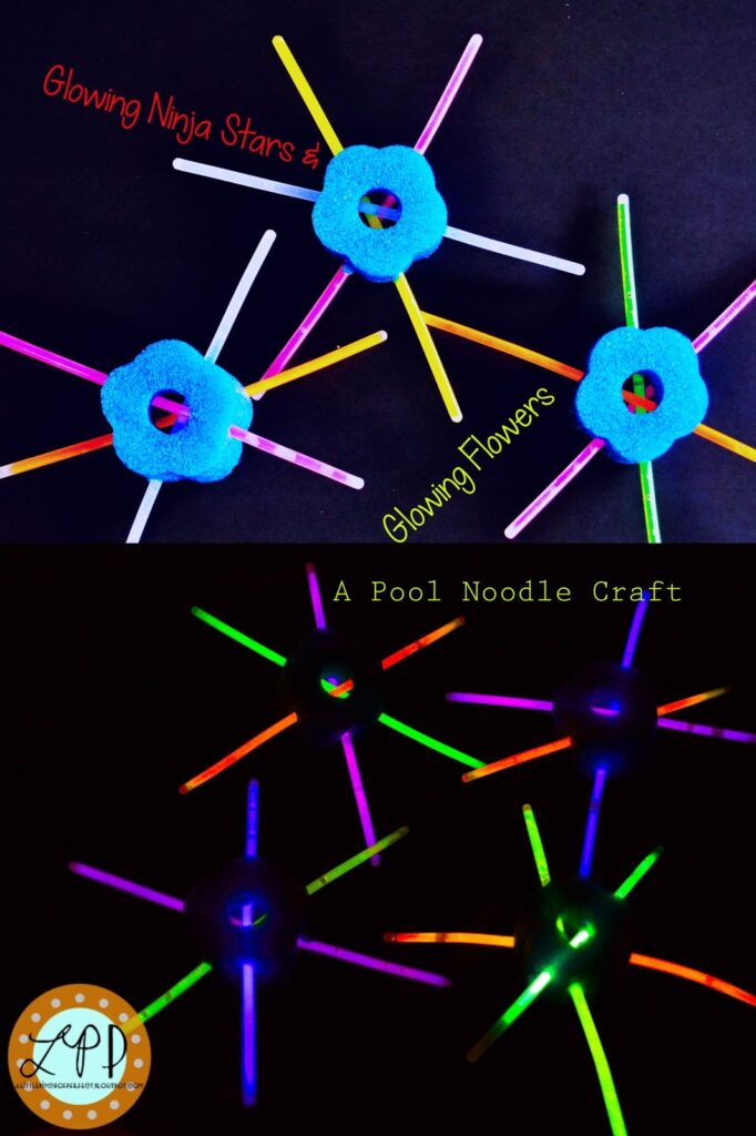 Glowing Ninja Stars and Glowing Flowers - Cultivating Brilliant Minds Glowing Ninja Stars and Glowing Flowers