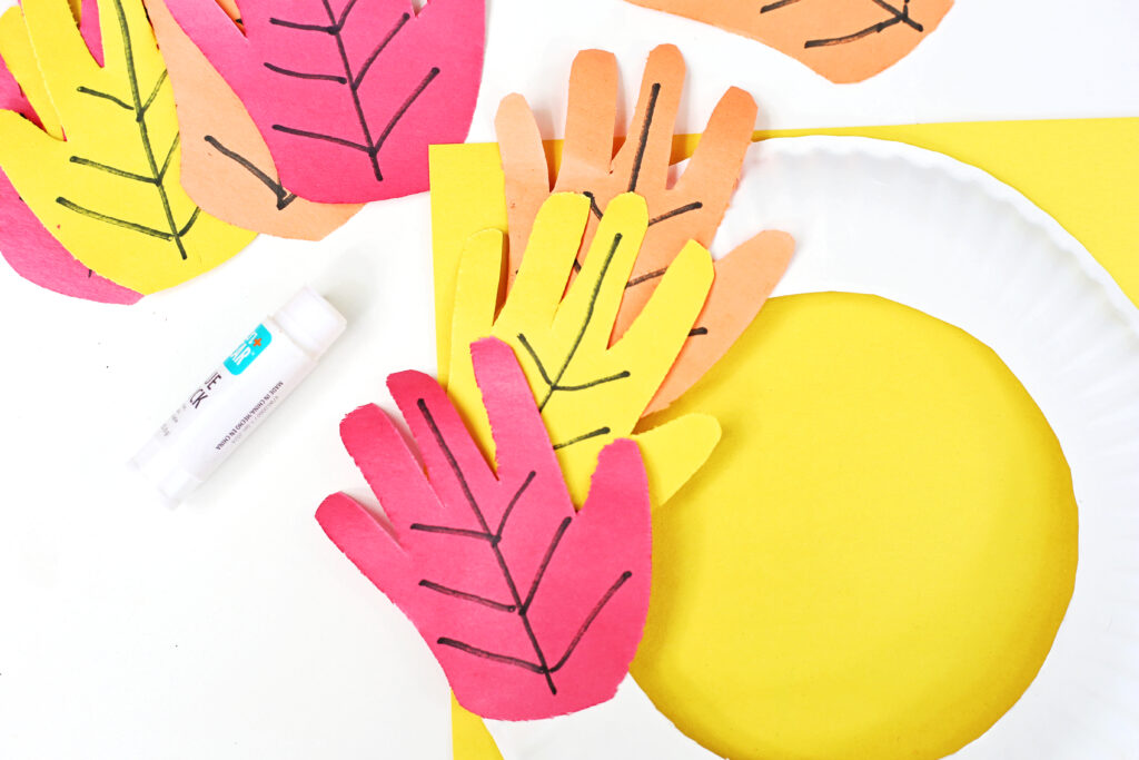 Glue the Leaves - Cultivating Brilliant Minds Glue the Leaves