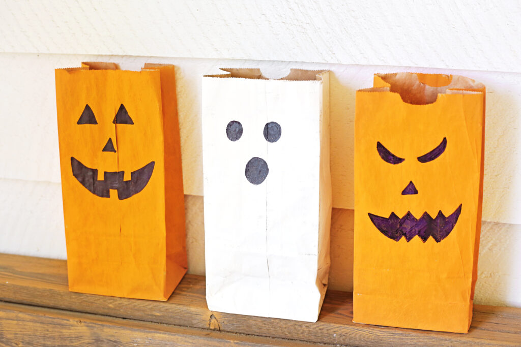 Paper Bag Halloween Lanterns Final 1 - Cultivating Brilliant Minds Paper Bag Halloween Lanterns
