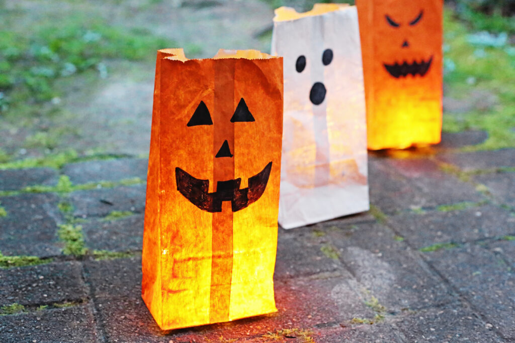 Paper Bag Halloween Lanterns Final 4 - Cultivating Brilliant Minds Paper Bag Halloween Lanterns