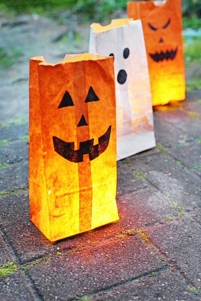 Paper Bag Halloween Lanterns Final 5 - Cultivating Brilliant Minds Paper Bag Halloween Lanterns