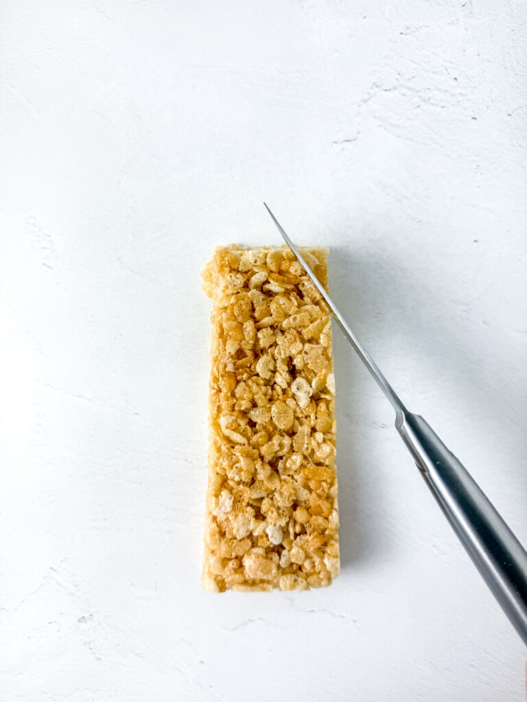 Pencil Rice Cereal Treats Inprocess9 - Cultivating Brilliant Minds shape them into pencils