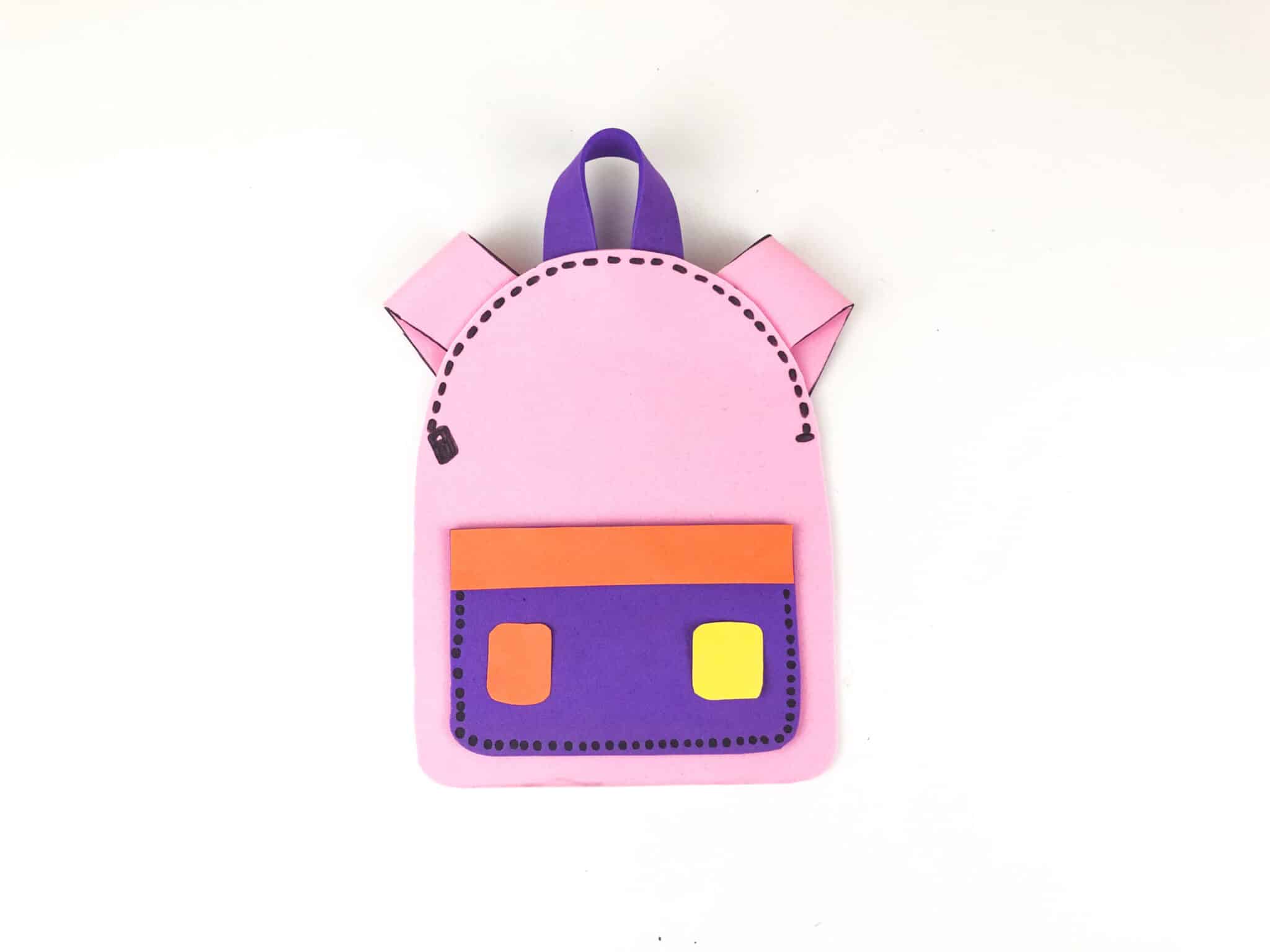Back to School Backpack Craft for Kids - Cultivating Brilliant Minds
