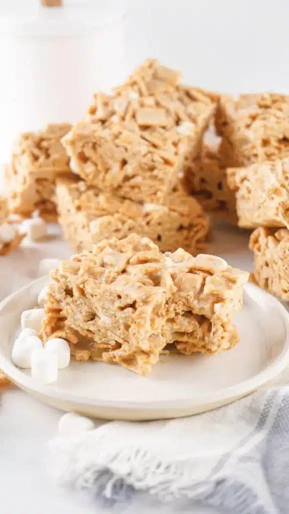 Cinnamon Toast Crunch Treats - Cultivating Brilliant Minds cereal treats made out of cinnamon toast crunch