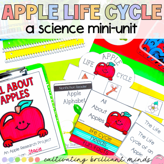 Apple life cycle science mini-unit