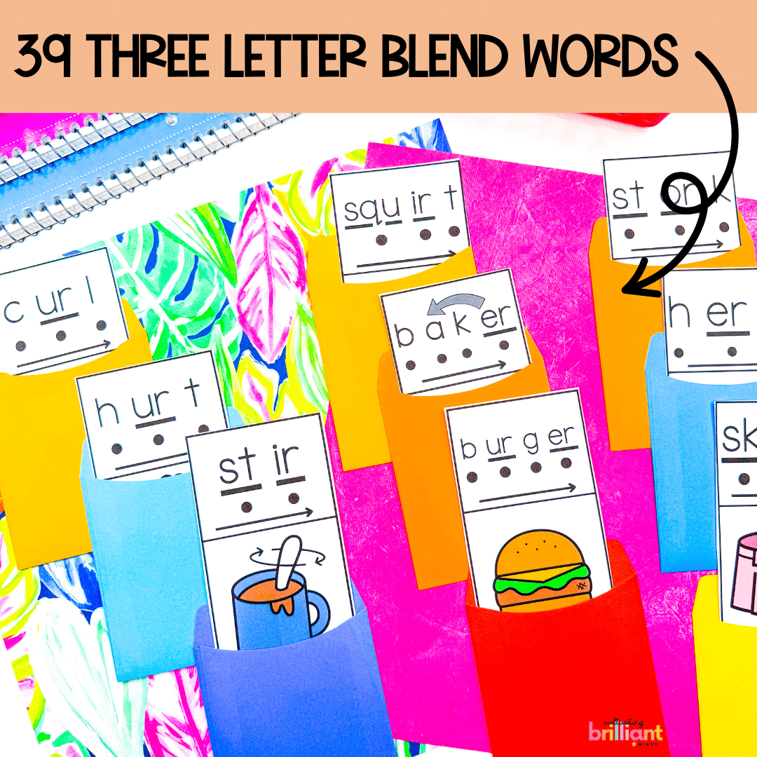 2 - Cultivating Brilliant Minds ER, IR, OR, and UR phonics mystery words