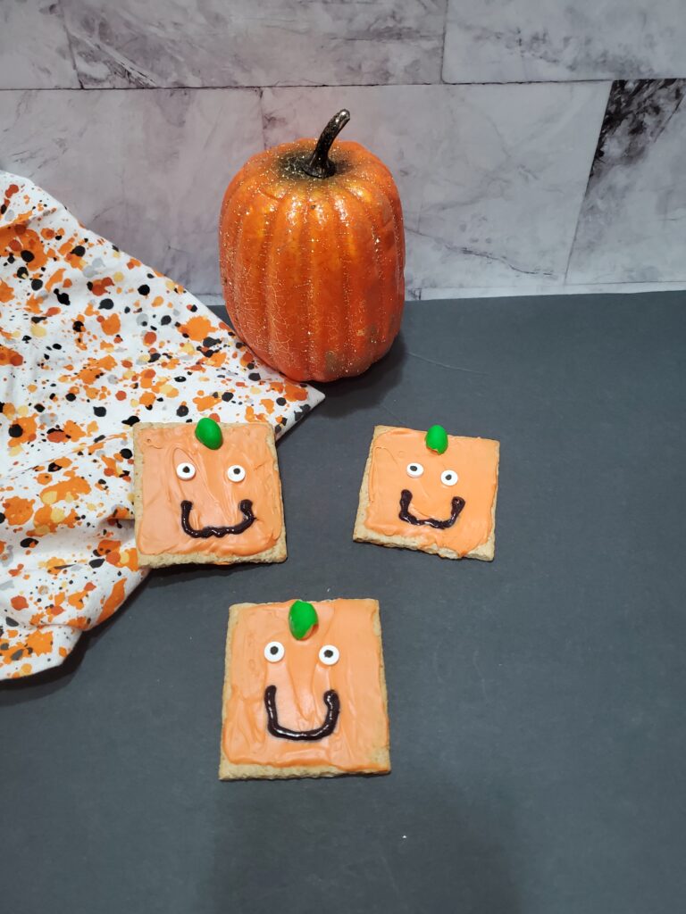 Spookley the Square Pumpkin Graham Crackers - Cultivating Brilliant Minds Spookley the Square Pumpkin Graham Crackers