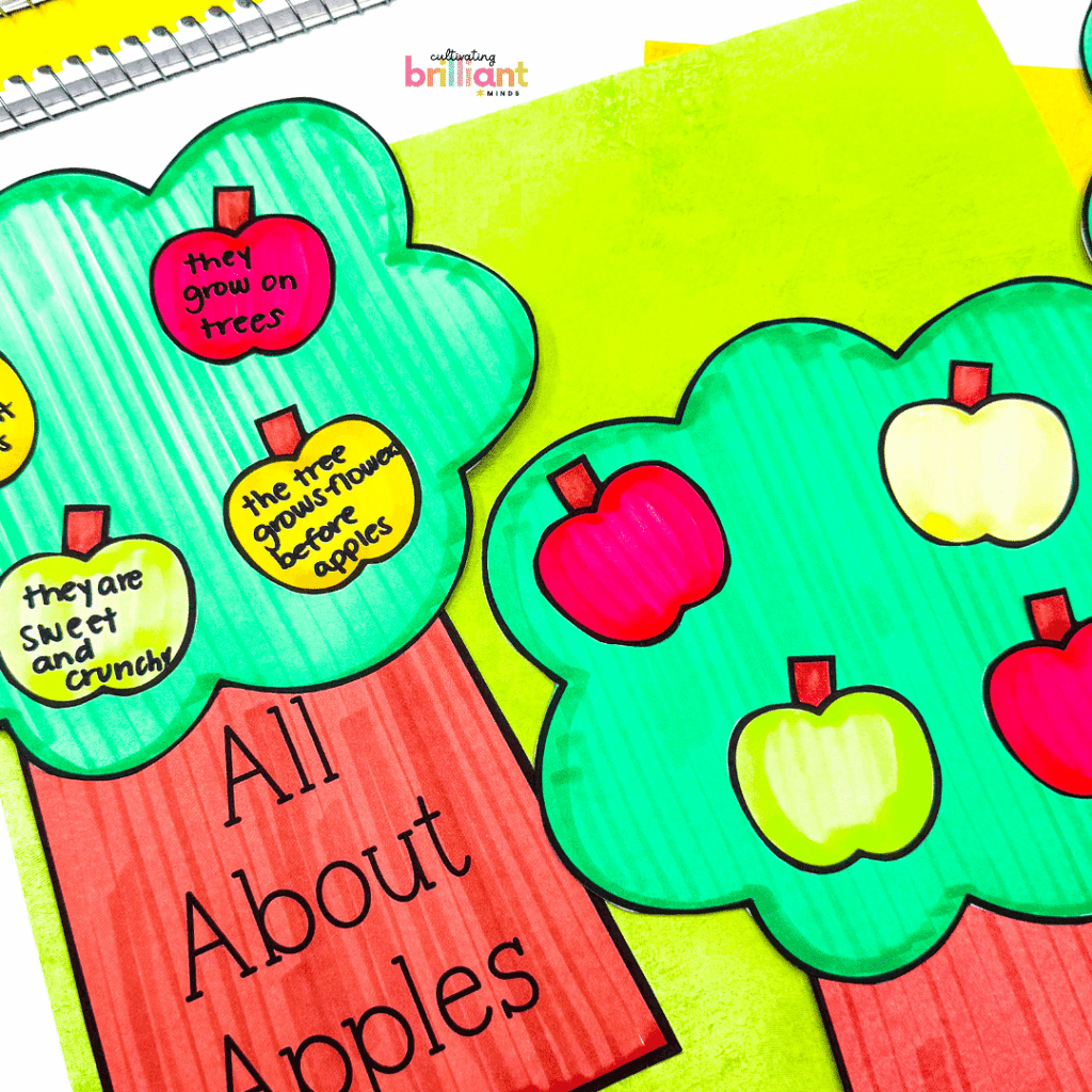 Apple tree autumn craft