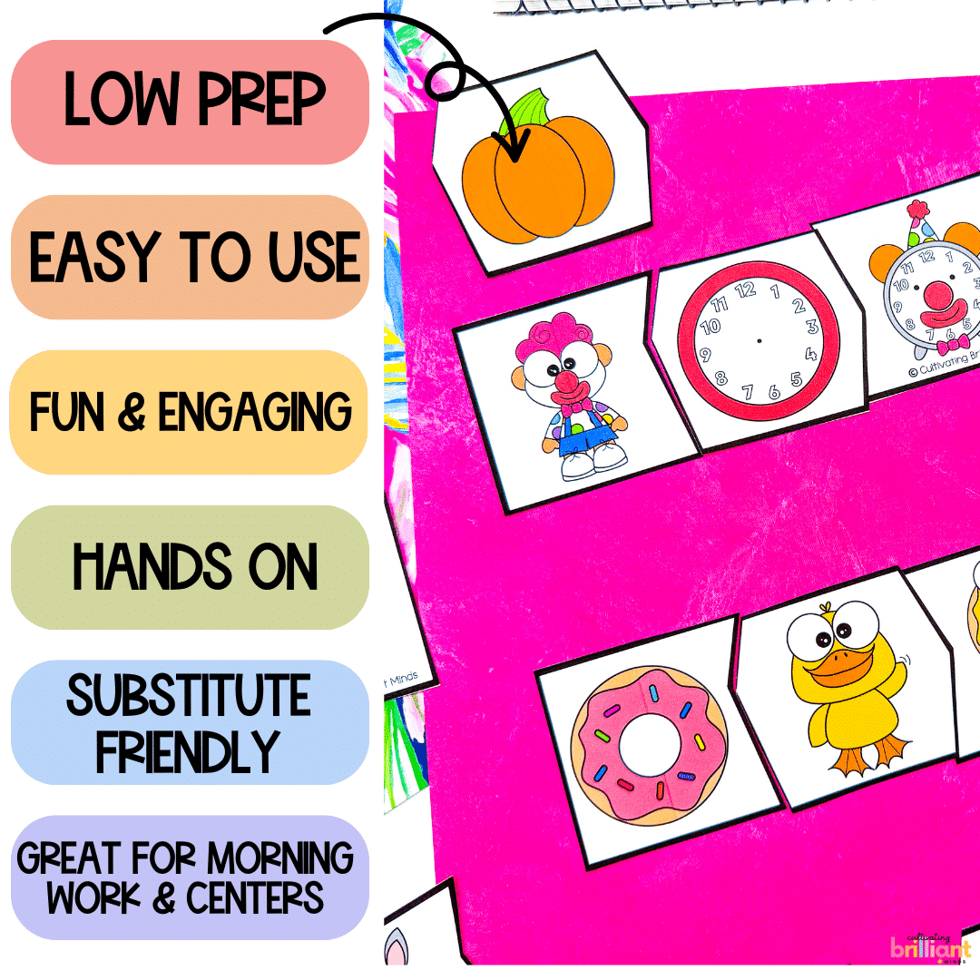 5 - Cultivating Brilliant Minds Beginning sounds phonics matching