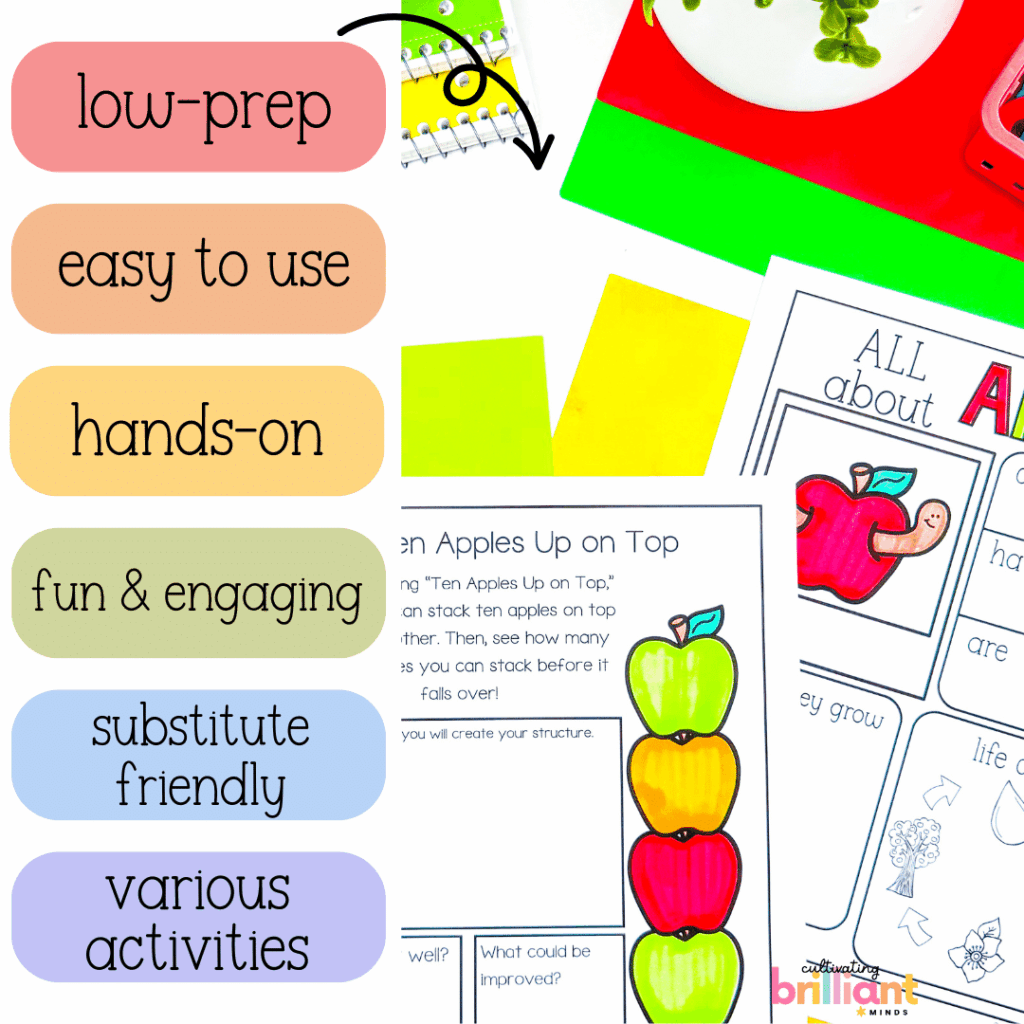 Apple life cycle science mini-unit