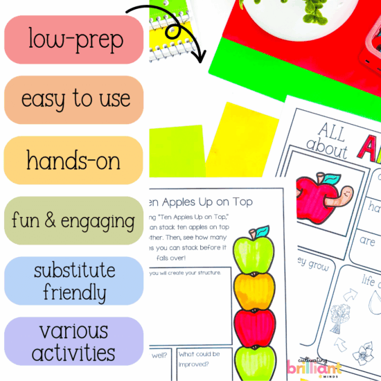 Apple life cycle science mini-unit