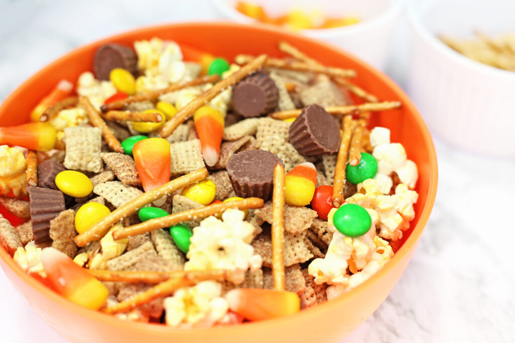 Add Rest of Ingredients_ - Cultivating Brilliant Minds scarecrow snack mix