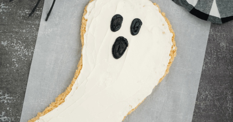 ghost rice krispie treats