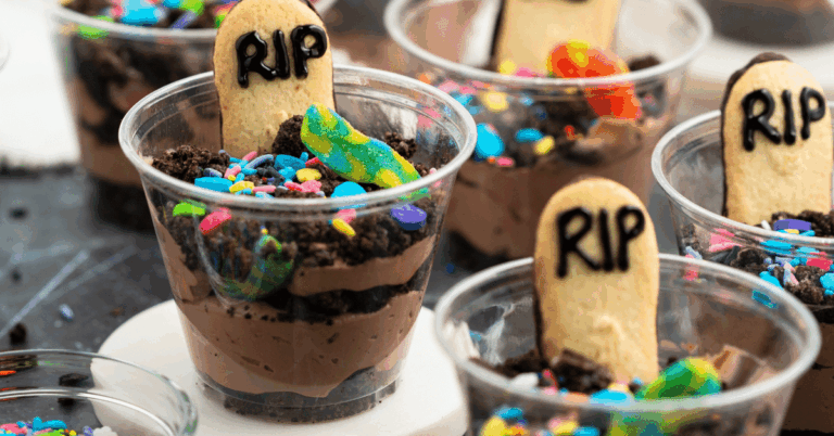 Graveyard Dirt Cake Cups