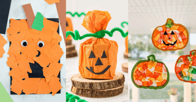 jack-o'-lantern crafts for kids