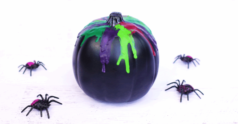 witch’s cauldron pumpkin craft
