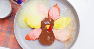 Fizzy Turkey Feather Experiment