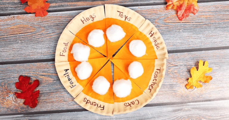 thankful pumpkin pie craft