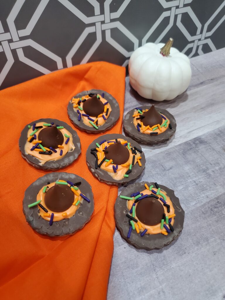 Copy of 20230927_222009 - Cultivating Brilliant Minds chocolate witch hats on a counter