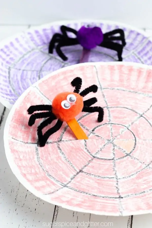 Spider Puppet Pompom Craft - Cultivating Brilliant Minds Spider Puppet Pompom Craft