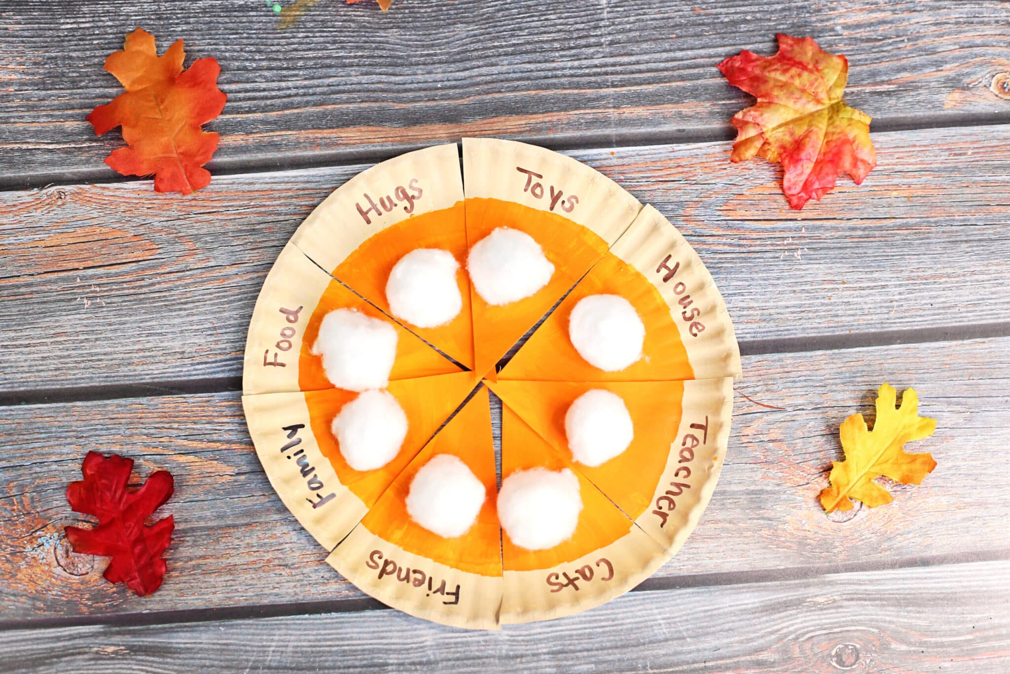 Thankful Pumpkin Pie Craft